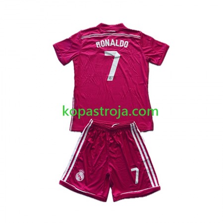 Billiga Fotbollströjor Real Madrid Cristiano Ronaldo 7 2014-2015 Retro Barn Borta tröja Kortärmad